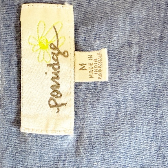 Porridge Blue Wrap Top M - Picture 4 of 6